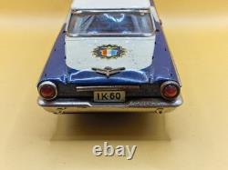 Vintage 11 Made in Japan Tin Highway Patrol Police Car Friction Toy 28cm IK-60