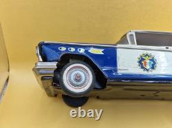 Vintage 11 Made in Japan Tin Highway Patrol Police Car Friction Toy 28cm IK-60