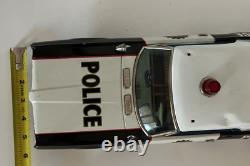 Vintage 16 Asakusa Mercury Cougar Highway Patrol Police Tin Car Toy Rare Japan