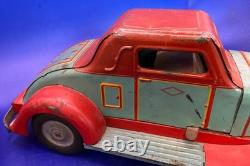 Vintage 16 Marx Toys Super Deluxe Coupe Car, Pressed Steel, Battery Operated