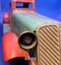 Vintage 16 Marx Toys Super Deluxe Coupe Car, Pressed Steel, Battery Operated