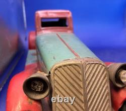 Vintage 16 Marx Toys Super Deluxe Coupe Car, Pressed Steel, Battery Operated