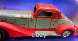 Vintage 16 Marx Toys Super Deluxe Coupe Car, Pressed Steel, Battery Operated