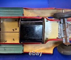 Vintage 16 Marx Toys Super Deluxe Coupe Car, Pressed Steel, Battery Operated