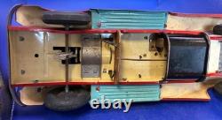 Vintage 16 Marx Toys Super Deluxe Coupe Car, Pressed Steel, Battery Operated