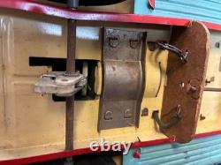 Vintage 16 Marx Toys Super Deluxe Coupe Car, Pressed Steel, Battery Operated