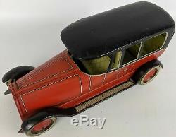 Vintage 1918 LEHMANN Terra EPL 720 Tin Lithographed Clockwork Limousine Toy Car