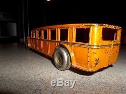 Vintage 1920's Arcade Cast Iron Toy Car Truck Touring BUS Fageol Safety Coach