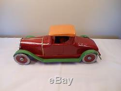 Vintage 1920s Dayton Coupe 18 Tin Friction Toy Car