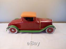 Vintage 1920s Dayton Coupe 18 Tin Friction Toy Car