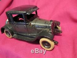 Vintage 1928 Arcade Chevy cast iron coupe chevrolet toy car 8 inch larger size
