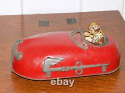 Vintage 1930's Lindstrom Skeeter Bug Doodlebug Tin Wind-up Bumper Car Pre Wwi