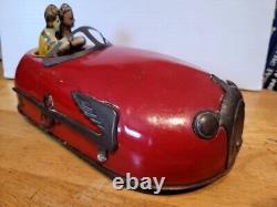 Vintage 1930's Lindstrom Tin Wind Up Skeeter Bug Bumper Car