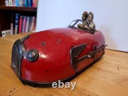 Vintage 1930's Lindstrom Tin Wind Up Skeeter Bug Bumper Car