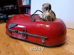 Vintage 1930's Lindstrom Tin Wind Up Skeeter Bug Bumper Car