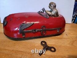 Vintage 1930's Lindstrom Tin Wind Up Skeeter Bug Bumper Car