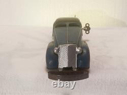 Vintage 1930s Marx Streamline Tin Wind-Up Sedan 13 Art Deco Car WORKS