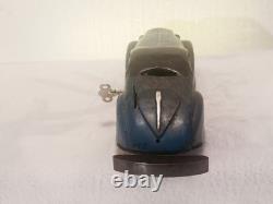Vintage 1930s Marx Streamline Tin Wind-Up Sedan 13 Art Deco Car WORKS