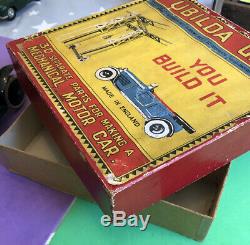 Vintage 1930s Pre War Burnett Ubilda Motor Constructor Car Boxed Meccano Tourer