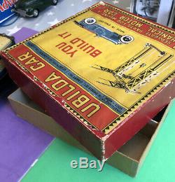 Vintage 1930s Pre War Burnett Ubilda Motor Constructor Car Boxed Meccano Tourer