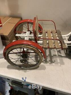 Vintage 1940-50's Mobo Horse Metal / Wood Pedal Car Cart D. Sebel London England