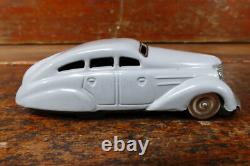 Vintage 1940s/1950s Schuco Windup Car Patent #1010 US Zone Germany with Key WORKS