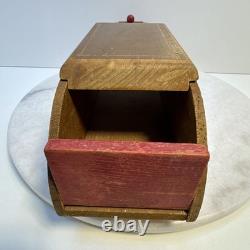 Vintage 1940s Cass Toys 18 Wood Station Wagon Car with Family Dog Artwork