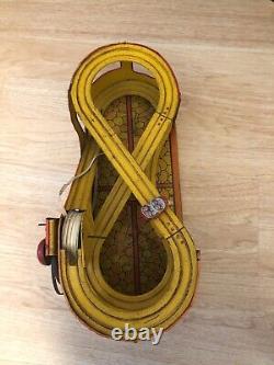 Vintage 1949 J. CHEIN Roller Coaster Wind Up with 1 Car Made in USA