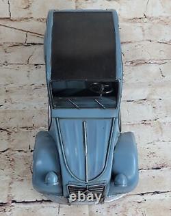 Vintage 1950 2cvToy Diecast Model Grey Color Highly Collectible Car GIFT