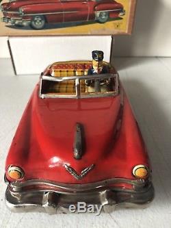 Vintage 1950 SATO Chrysler Tin Friction Car In Original Box (LOOK) No Reserve