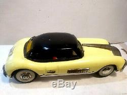 Vintage 1950's ASAHI Cunningham Sedan Friction Drive Toy Car #4630
