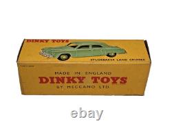 Vintage, 1950's Dinky Toys, #172, Green Studebaker Land Cruiser, England, NMIB