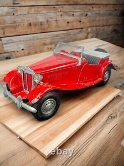 Vintage 1950's Doepke MG Model Toys Model Sports Car No. 2017 Red
