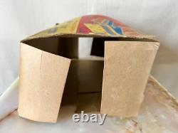 Vintage 1950's Marx Minit Car Wash Tin Litho Toy With Original Box (Incomplete)