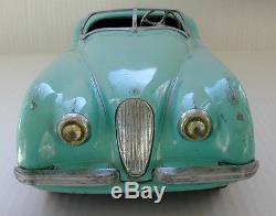 Vintage 1950's Model Toys Doepke Jaguar XK 120 Pressed Steel Car