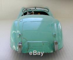 Vintage 1950's Model Toys Doepke Jaguar XK 120 Pressed Steel Car