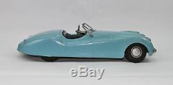 Vintage 1950's Modern Toys Doepke XK-120 Sky Blue JAGUAR 17 Die-cast Car