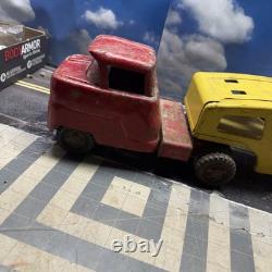 Vintage 1950's Pressed Steel STRUCTO Toys Auto Transport Car Carrier Truck