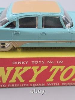 Vintage 1950s Dinky Toys #192 De soto Fireflite Sedan With The Original Box Made