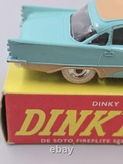 Vintage 1950s Dinky Toys #192 De soto Fireflite Sedan With The Original Box Made