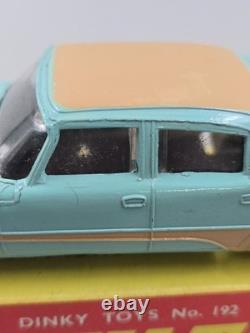 Vintage 1950s Dinky Toys #192 De soto Fireflite Sedan With The Original Box Made