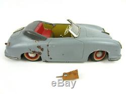 Vintage 1950s Germany DISTLER Porsche 356 ELECTRO MATIC 7500 Tin Toy Battery Car