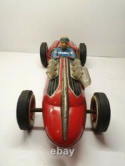 Vintage 1950s MASUDAYA Modern Toys MT Japan Tin Litho #301 Champion Race Car