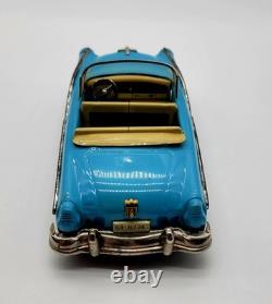 Vintage 1950s New Ford Friction Moter Toy Car By Haji (Japan)