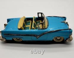 Vintage 1950s New Ford Friction Moter Toy Car By Haji (Japan)