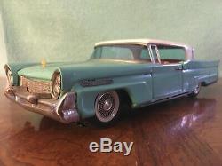 Vintage 1950s Tin Litho Continental Friction Bandai 11 Toy Car Japan