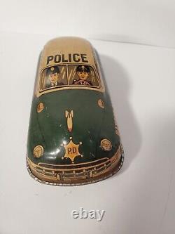 Vintage 1952 Friction Police Car