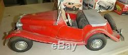 Vintage 1954 Doepke MT (MG TD) Model Toys Rossmoyne Ohio Metal Diecast Car 16