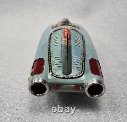 Vintage 1954 Tin Friction King Jet 8 Racer Space Car TKK Japan Rare