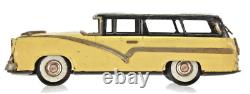 Vintage 1956 Ford S/w Tin Friction Toy Car! Made In Japan Tn (toys Nomura)
